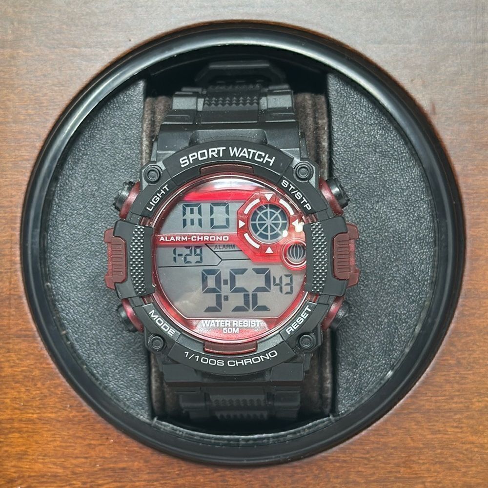 Mens digital watch